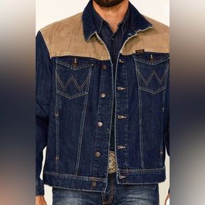 Wrangler Western Denim Jacket Size Medium